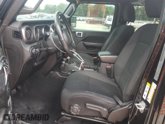 2019 Jeep Wrangler Unlimited Sport S with VIN 1C4HJXDG4KW641619, listed as a Copart auction lot 62551685 with 69,731 mi miles and Non repairable. Bid and sale history available at DreamBid. Image 7.