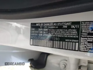 2012 Mercedes-Benz CLS 550 с VIN WDDLJ7DB4CA011280, выставлен на аукционе IAAI как лот 42058356 с пробегом 137 075 миль миль и . История ставок и продаж доступна на DreamBid. Изображение 9.