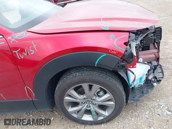 2023 Mazda CX-30 S Premium with VIN 3MVDMBDM3PM511402, listed as a IAAI auction lot 42180001 with 6,189 mi miles and . Bid and sale history available at DreamBid. Image 19.