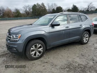 2018 Volkswagen Atlas SE with VIN 1V2CR2CA8JC516141, listed as a Copart auction lot 85286894 with 117,179 mi miles and Salvage title. Bid and sale history available at DreamBid. Image 1.