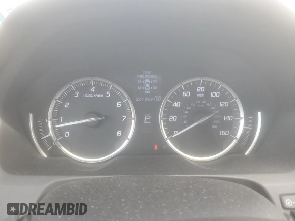 2015 Acura TLX V6 with VIN 19UUB2F37FA020307, listed as a Copart auction lot 48229895 with 69,128 mi miles and Salvage Title. Bid and sale history available at carsss.com. Image 9.