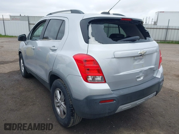 2015 Chevrolet Trax LT with VIN 3GNCJLSB2FL212718, listed as a IAAI auction lot 41657861 with 136,155 mi miles. Bid and sale history available at carsss.com. Image 3.