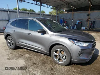 2024 Ford Escape ST-Line with VIN 1FMCU0MN9RUA24225, listed as a Copart auction lot 53051545 with 26,483 mi miles and Clean Title. Bid and sale history available at DreamBid. Image 4.