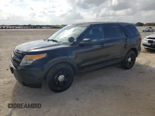 2014 Ford Utility Police Interceptor with VIN 1FM5K8AR8EGB59113, listed as a Copart auction lot 85054724 with 143,318 mi miles and Clean Title. Bid and sale history available at carsss.com. Image 1.