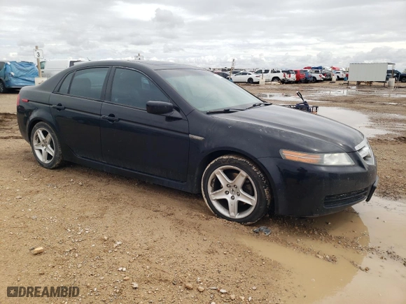 2006 Acura TL with VIN 19UUA662X6A020528, listed as a Copart auction lot 51812175 with 190,184 mi miles and Clean Title. Bid and sale history available at carsss.com. Image 4.