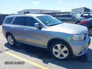 2014 Dodge Durango Limited with VIN 1C4RDHDG0EC281689, listed as a IAAI auction lot 41981255 with 153,772 mi miles. Bid and sale history available at carsss.com. Image 1.