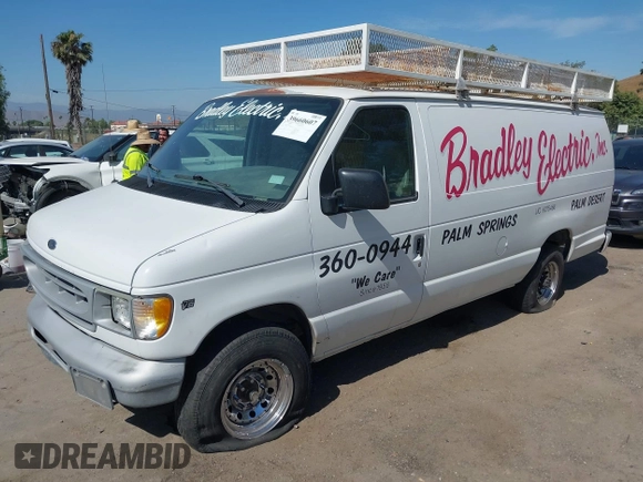 1999 Ford Econoline Cargo with VIN 1FTSS34L7XHB24142, listed as a IAAI auction lot 39660607 with 197,386 mi miles and . Bid and sale history available at DreamBid. Image 2.