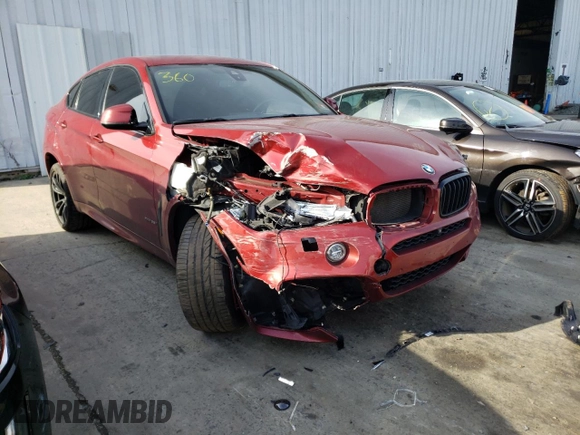 2017 BMW X6 xDrive35i with VIN 5UXKU2C33H0U29884, listed as a Copart auction lot 46465493 with 85,652 mi miles. Bid and sale history available at carsss.com. Image 4.