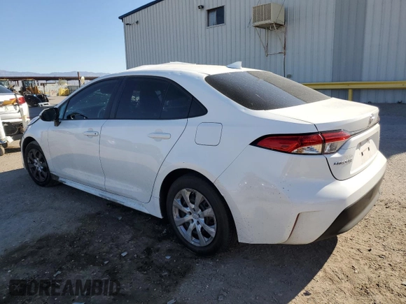 2023 Toyota Corolla LE with VIN 5YFB4MDE6PP002670, listed as a Copart auction lot 50578335 with 32,573 mi miles and Salvage Title. Bid and sale history available at carsss.com. Image 2.