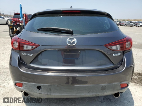 2015 Mazda 3 i Touring with VIN 3MZBM1L79FM165513, listed as a Copart auction lot 55436135 with 127,365 mi miles and Salvage Title. Bid and sale history available at DreamBid. Image 6.