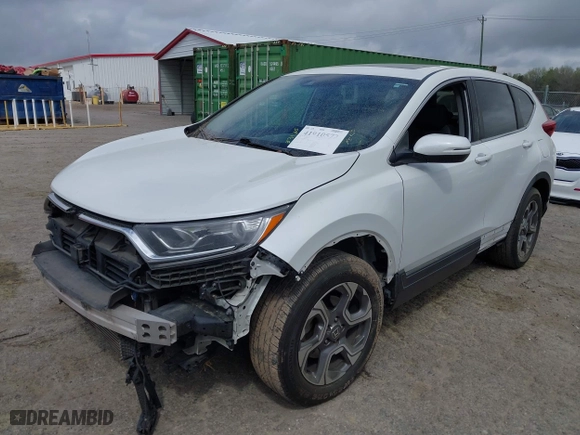 2019 Honda CR-V EX-L with VIN 7FARW2H80KE040065, listed as a IAAI auction lot 41910572 with 272,875 mi miles. Bid and sale history available at carsss.com. Image 2.