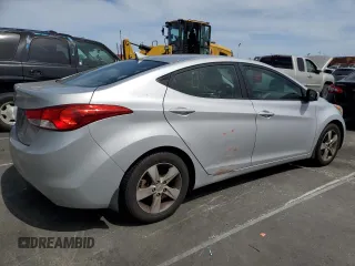 2013 Hyundai Elantra Limited with VIN KMHDH4AEXDU554233, listed as a Copart auction lot 56583285 with 183,759 mi miles and Clean Title. Bid and sale history available at DreamBid. Image 3.