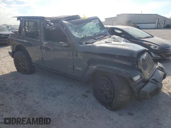 2020 Jeep Wrangler Unlimited Willys with VIN 1C4HJXDG8LW128570, listed as a Copart auction lot 71486074 with 26,258 mi miles and Salvage title. Bid and sale history available at DreamBid. Image 4.