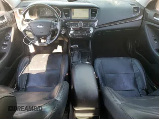 2015 Kia Cadenza Premium with VIN KNALN4D79F5180889, listed as a Copart auction lot 68486404 with 106,196 mi miles and Salvage Title. Bid and sale history available at carsss.com. Image 8.