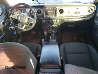 2022 Jeep Wrangler Unlimited Rubicon with VIN 1C4JJXR68NW190233, listed as a Copart auction lot 43017565 with 58,032 mi miles and Salvage title. Bid and sale history available at DreamBid. Image 8.