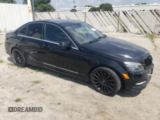 2011 Mercedes-Benz C 300 Sport with VIN WDDGF5EBXBR178460, listed as a Copart auction lot 61664495 with Not provided miles and Salvage title. Bid and sale history available at DreamBid. Image 4.