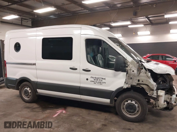 2016 Ford Transit Cargo with VIN 1FTYE1CM0GKA13242, listed as a IAAI auction lot 41655642 with 107,589 mi miles and . Bid and sale history available at carsss.com. Image 14.