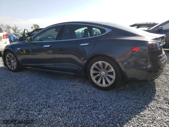 2016 Tesla Model S 90D with VIN 5YJSA1E22GF159054, listed as a Copart auction lot 52079565 with 89,380 mi miles and Salvage Title. Bid and sale history available at carsss.com. Image 2.
