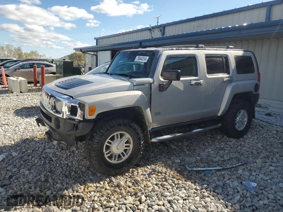 2007 Hummer H3 SUV with VIN 5GTDN13E278145531, listed as a Copart auction lot 75844314 with 182,009 mi miles and Clean Title. Bid and sale history available at carsss.com. Image 1.