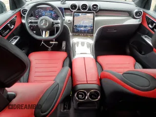 2024 Mercedes-Benz GLC with VIN W1NKJ4HB4RF165748, listed as a Copart auction lot 43227445 with 12,379 mi miles and Salvage Title. Bid and sale history available at carsss.com. Image 8.