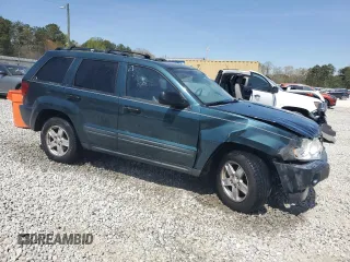 2005 Jeep Grand Cherokee Laredo with VIN 1J4GS48K45C533295, listed as a Copart auction lot 50912835 with 222,440 mi miles and Salvage Title. Bid and sale history available at DreamBid. Image 4.