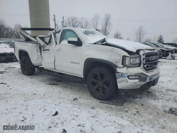 2019 GMC Sierra 1500 Limited SLE with VIN 2GTV2MEC1K1184351, listed as a Copart auction lot 41476205 with 0 mi miles and Clean Title. Bid and sale history available at carsss.com. Image 4.