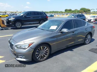 2017 Infiniti Q50 Premium with VIN JN1EV7AP6HM737917, listed as a IAAI auction lot 42288912 with 70,490 mi miles and . Bid and sale history available at DreamBid. Image 2.