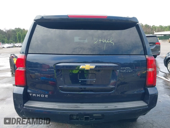 2018 Chevrolet Tahoe LT with VIN 1GNSKBKC7JR256937, listed as a IAAI auction lot 42614438 with 92,794 mi miles and . Bid and sale history available at DreamBid. Image 16.