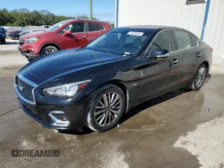 2018 Infiniti Q50 3.0t SPORT with VIN JN1EV7AR7JM430795, listed as a Copart auction lot 82676564 with 68,017 mi miles and Clean Title. Bid and sale history available at carsss.com. Image 1.