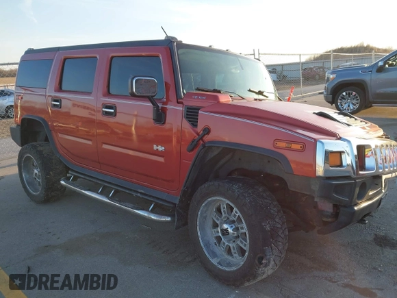 2003 Hummer H2 with VIN 5GRGN23U43H101959, listed as a IAAI auction lot 41771430 with 162,272 mi miles. Bid and sale history available at carsss.com. Image 1.