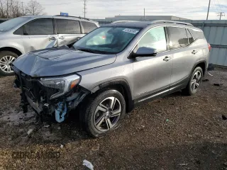 2020 GMC Terrain SLT with VIN 3GKALPEVXLL121929, listed as a Copart auction lot 41526295 with 134,085 mi miles and Salvage Title. Bid and sale history available at carsss.com. Image 1.