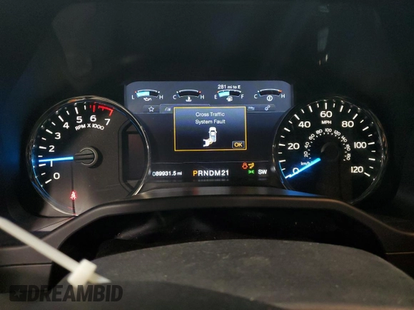 2015 Ford F-150 XLT with VIN 1FTFW1EG4FFC07579, listed as a Copart auction lot 50425565 with 89,931 mi miles and Salvage Title. Bid and sale history available at carsss.com. Image 9.
