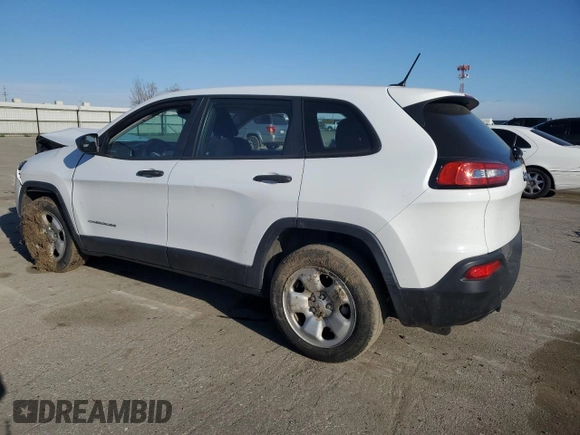 2014 Jeep Cherokee Sport with VIN 1C4PJLAB4EW241559, listed as a Copart auction lot 48268515 with 120,084 mi miles and Salvage Title. Bid and sale history available at DreamBid. Image 2.