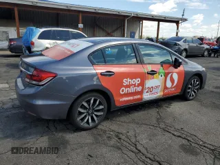 2015 Honda Civic EX-L z VIN 2HGFB2F94FH542794, wystawiony jako Copart lot #55478245 z przebiegiem 149 903 mil mil oraz Szkoda całkowita • Salvage title. Historia ofert i sprzedaży dostępna na DreamBid. Obrazek 3.