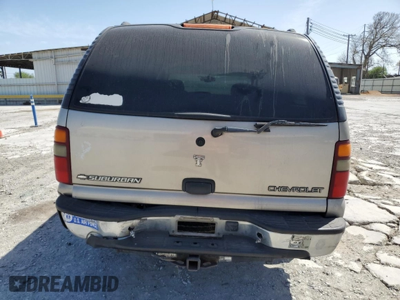2003 Chevrolet Suburban LS with VIN 3GNEC16Z43G159278, listed as a Copart auction lot 49679695 with 328,330 mi miles and Salvage Title. Bid and sale history available at carsss.com. Image 6.
