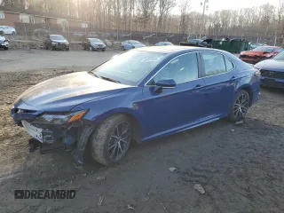 2023 Toyota Camry SE with VIN 4T1S11AK2PU096885, listed as a Copart auction lot 46437025 with 129,673 mi miles and Salvage Title. Bid and sale history available at DreamBid. Image 1.