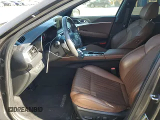 2021 Genesis G70 2.0T with VIN KMTG34LA4MU077004, listed as a Copart auction lot 71836194 with 51,624 mi miles and Salvage Title. Bid and sale history available at DreamBid. Image 7.