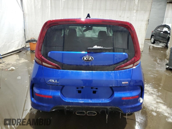 2021 Kia Soul Turbo with VIN KNDJ53AF8M7738572, listed as a Copart auction lot 43379485 with 73,623 mi miles and Salvage Title. Bid and sale history available at DreamBid. Image 6.