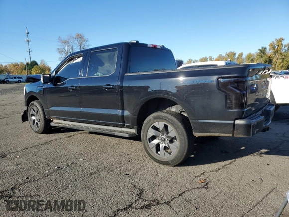 2024 Ford F-150 Lightning Flash with VIN 1FT6W3L78RWG02447, listed as a Copart auction lot 79717984 with 2,081 mi miles and Salvage Title. Bid and sale history available at DreamBid. Image 2.