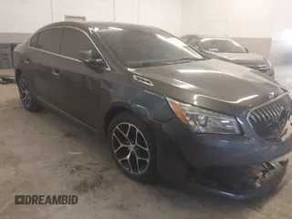 2016 Buick LaCrosse Sport Touring with VIN 1G4G45G32GF272701, listed as a IAAI auction lot 41315724 with 114,121 mi miles. Bid and sale history available at carsss.com. Image 1.