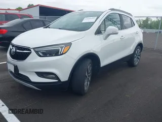 2019 Buick Encore Essence with VIN KL4CJGSM2KB876329, listed as a IAAI auction lot 42101397 with 84,020 mi miles. Bid and sale history available at carsss.com. Image 16.