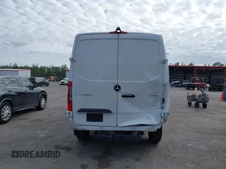 2024 Mercedes-Benz Sprinter Cargo with VIN W1Y4KBHY4RT175862, listed as a IAAI auction lot 41347055 with 21,566 mi miles and . Bid and sale history available at carsss.com. Image 16.