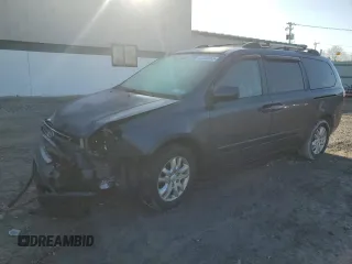 2008 Kia Sedona LX with VIN KNDMB233X86264378, listed as a Copart auction lot 53516065 with 173,915 mi miles and Salvage Title. Bid and sale history available at carsss.com. Image 1.