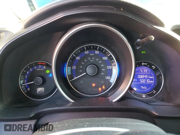 2016 Honda Fit EX with VIN JHMGK5H7XGS016002, listed as a Copart auction lot 54780145 with 88,491 mi miles and Salvage title. Bid and sale history available at DreamBid. Image 9.