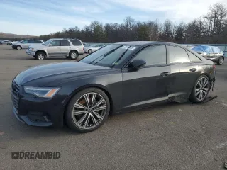 2021 Audi A6 Premium Plus with VIN WAUE8AF24MN028211, listed as a Copart auction lot 48317405 with 33,936 mi miles and Salvage Title. Bid and sale history available at carsss.com. Image 1.