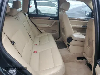 2012 BMW X3 28i with VIN 5UXWX5C50CL720703, listed as a Copart auction lot 46665185 with 143,541 mi miles and Salvage Title. Bid and sale history available at DreamBid. Image 11.