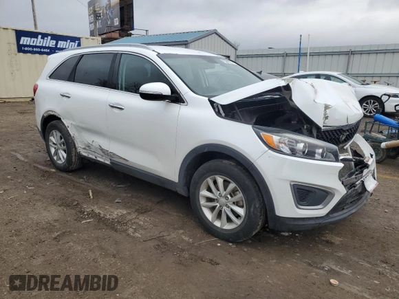 2016 Kia Sorento LX with VIN 5XYPG4A34GG104327, listed as a Copart auction lot 43345775 with 130,325 mi miles and Salvage Title. Bid and sale history available at carsss.com. Image 4.