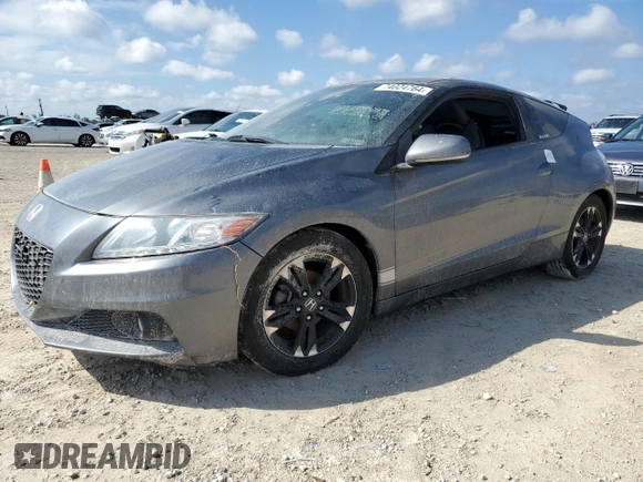 2015 Honda CR-Z EX with VIN JHMZF1D64FS001867, listed as a Copart auction lot 74024764 with Not Provided miles and Salvage Title. Bid and sale history available at carsss.com. Image 1.