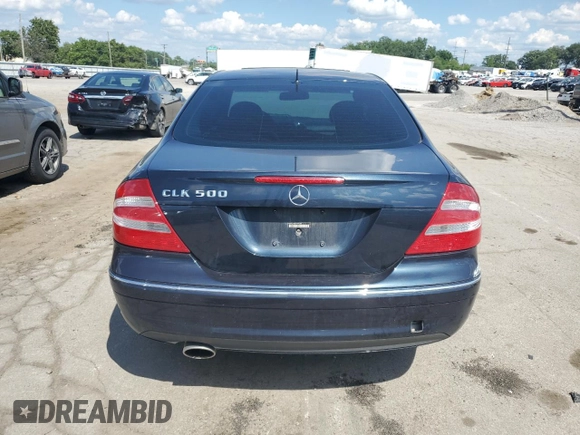 2004 Mercedes-Benz CLK 500 with VIN WDBTJ75J44F095359, listed as a Copart auction lot 63220175 with 140,232 mi miles and Clean title. Bid and sale history available at DreamBid. Image 6.