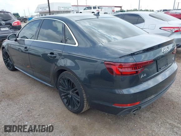 2018 Audi A4 Premium Plus z VIN WAULMAF47JA233268, wystawiony jako IAAI lot #42111509 z przebiegiem 54 352 mil mil oraz . Historia ofert i sprzedaży dostępna na DreamBid. Obrazek 3.